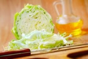 Salade de chou haché